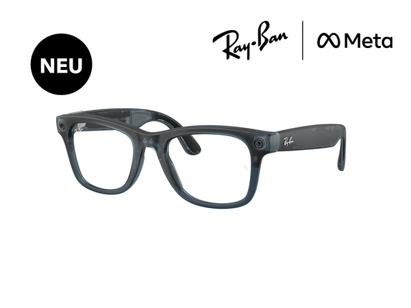 Wayfarer, Transparent Ocean Blue Matt / GEN 3