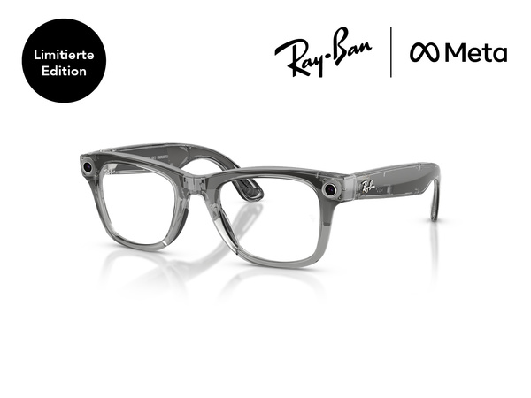 Wayfarer, Shiny Transparent Grey mit Transitions / GEN 2