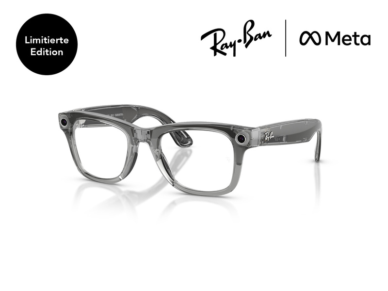 Wayfarer L, Shiny Transparent Grey mit Transitions / GEN 2